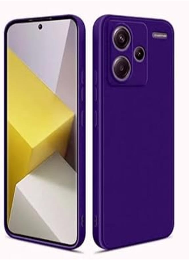 Generic Case Compatible with Xiaomi redmi note 13 pro Plus - Soft Slim Protective TPU Silicone Cover - Purple 