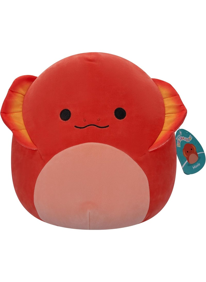 Squishmallows Original 12-Inch Maxie the Red Frilled Lizard Plush Toy - Image 1