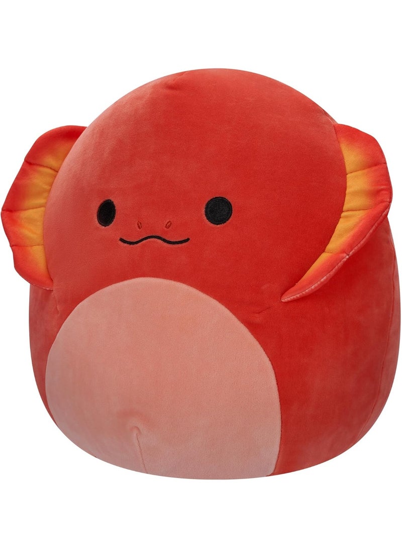 Squishmallows Original 12-Inch Maxie the Red Frilled Lizard Plush Toy - Image 2