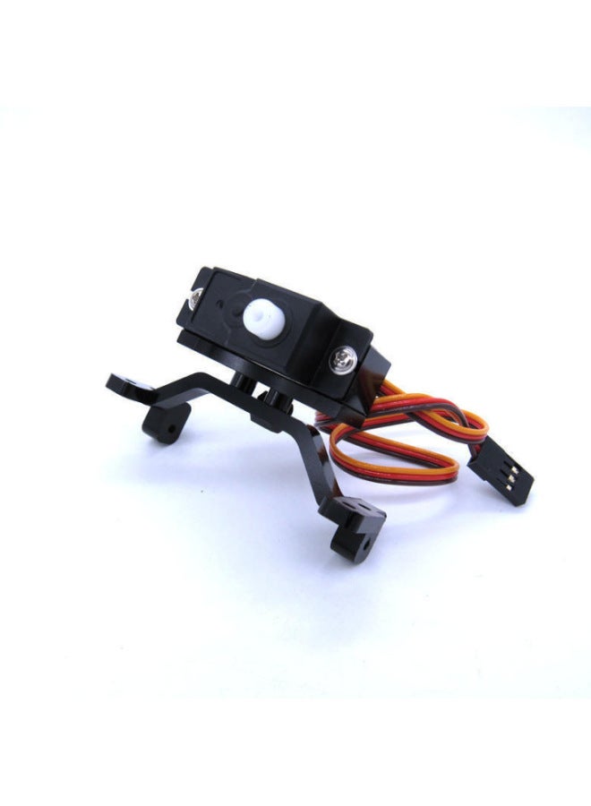 Mangniu Model Car Metal Tie Rod Bridge Rudder D90 D91 D96 D99S Special Upgrade Modified Bridge Rudder-Color:A Black Set  - Image 3