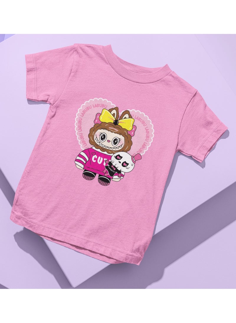 ZOOM Labubu Character Kids Graphic T-Shirt