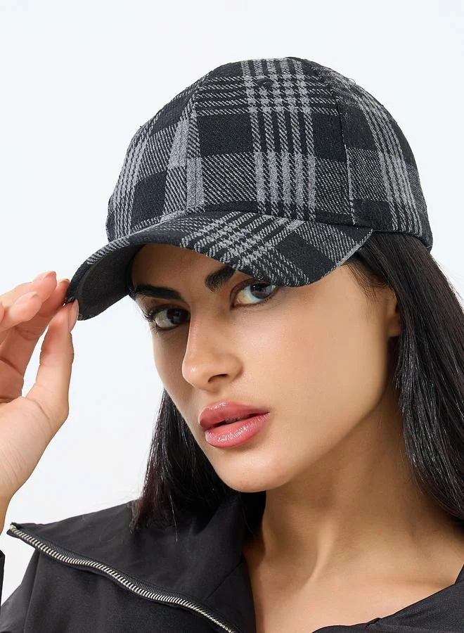 ستايلي كاب بيسبول مطبع بمربعات