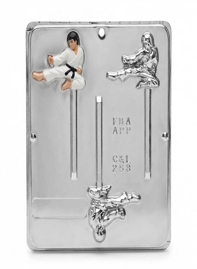 Lollipops Karate Lollipop Chocolate Candy Mold 258 - Image 1