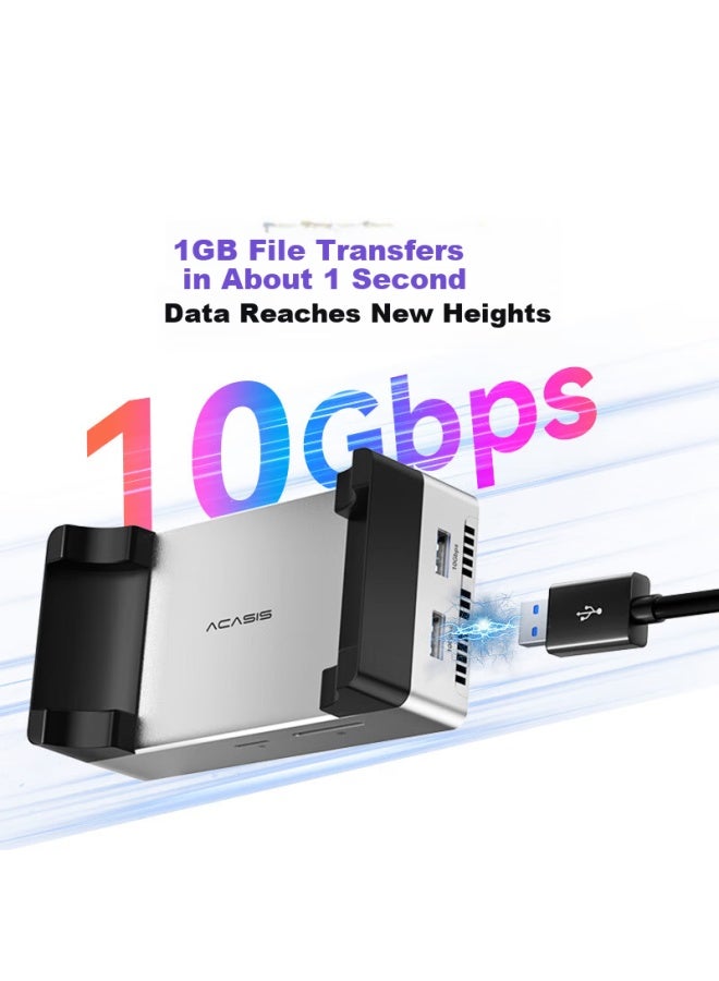 Acasis Akasis Mac Mini Expansion Dock M.2 External Ssd Enclosure 8tb Storage Usb 10gbps Adapter For M4/m4pro Apple Host M003 - Image 2