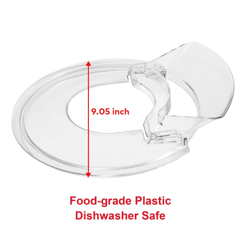 Netotoro Pouring Shield for KitchenAid 4.5-5 Quart Tilt-Head Stand Mixer, Splash Guard with Removable Pouring Chute, Mixer Accessories and Attachments - Image 3