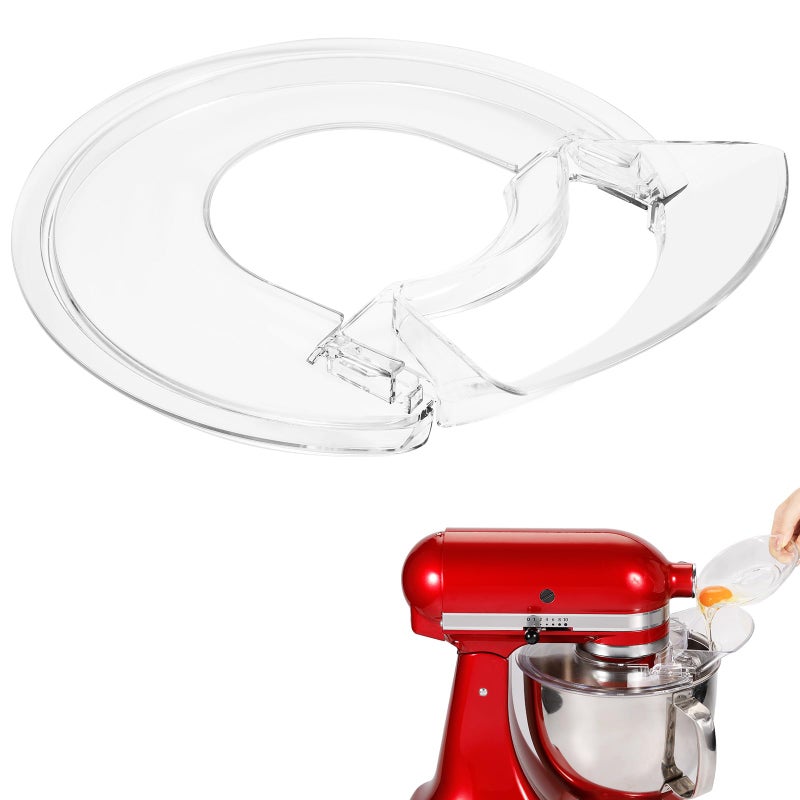 Netotoro Pouring Shield for KitchenAid 4.5-5 Quart Tilt-Head Stand Mixer, Splash Guard with Removable Pouring Chute, Mixer Accessories and Attachments - Image 1