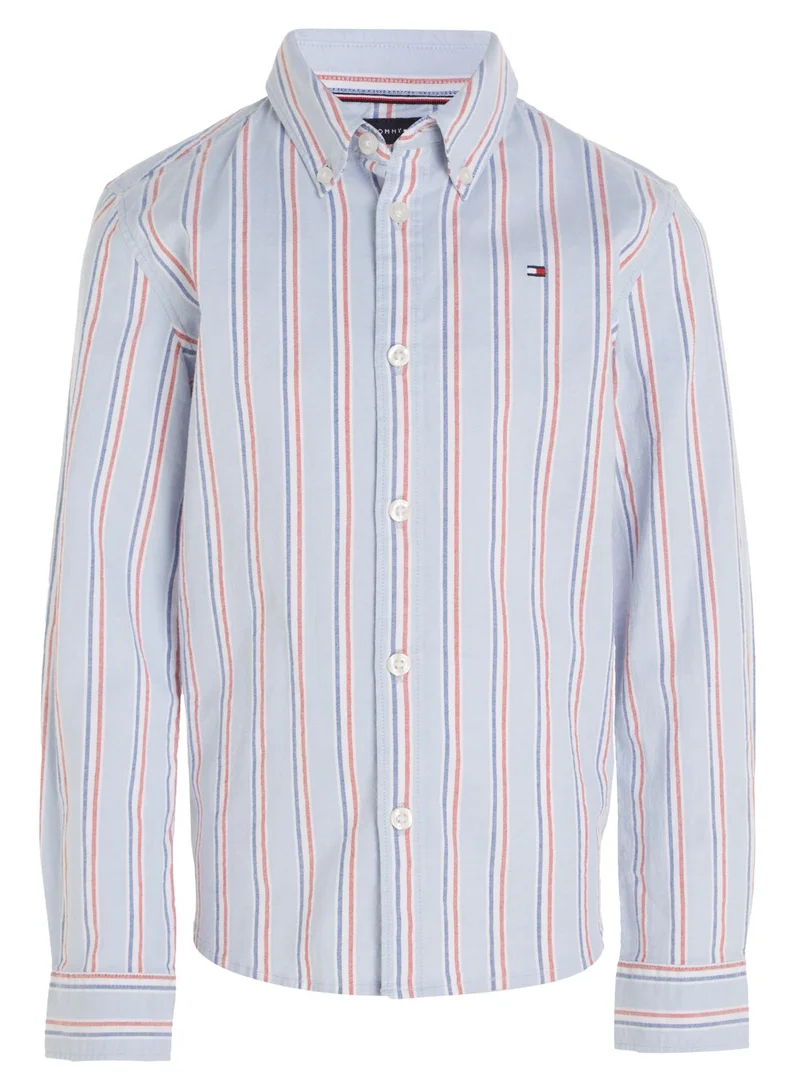 TOMMY HILFIGER Kids Stripe Regular Fit Shirt