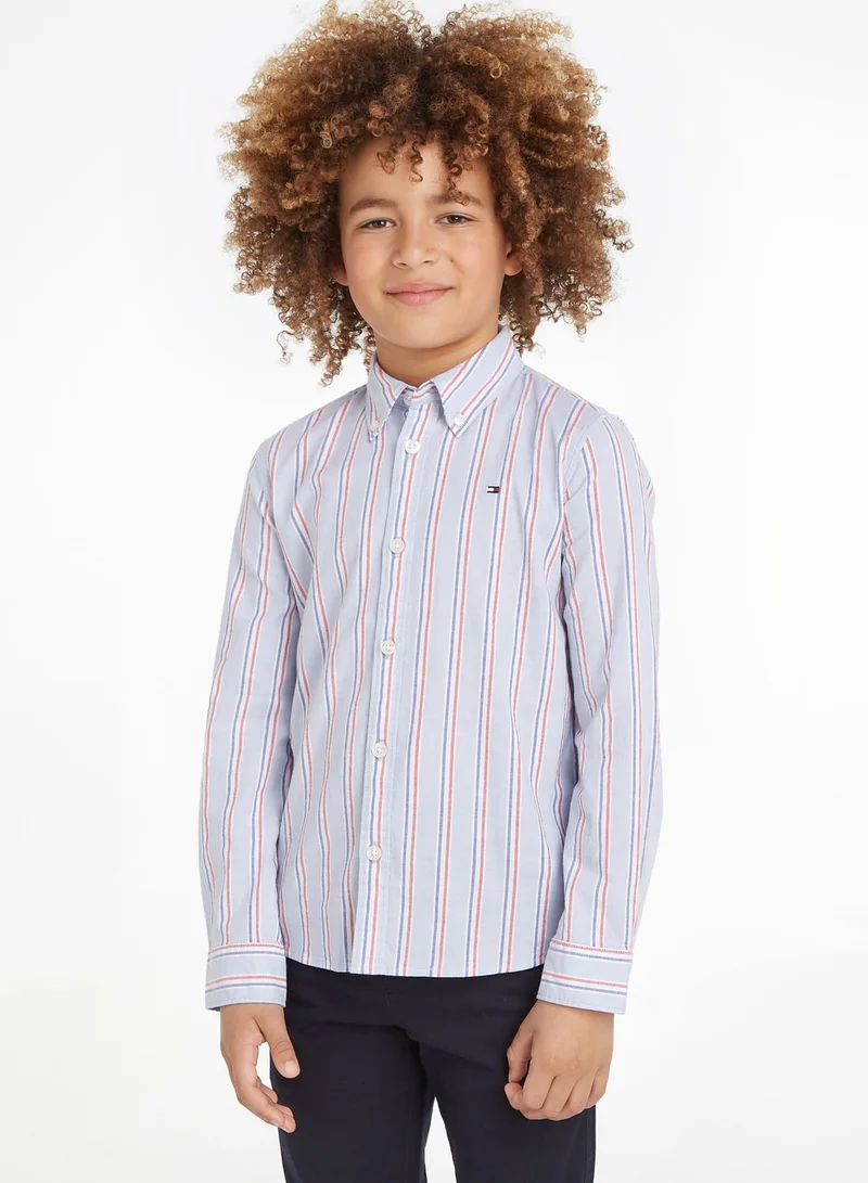 TOMMY HILFIGER Kids Stripe Regular Fit Shirt