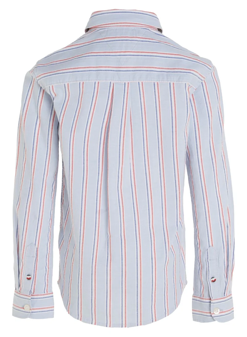 TOMMY HILFIGER Kids Stripe Regular Fit Shirt