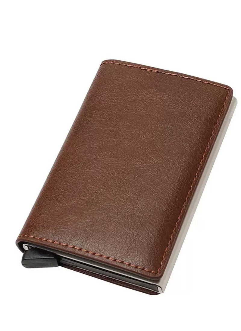 Daytoyz Rfid Credit Card Holder Men Wallets Bank Cardholder Case Small Leather Slim Thin Magic Mini Wallet Smart Minimalist Wallet  - Image 1