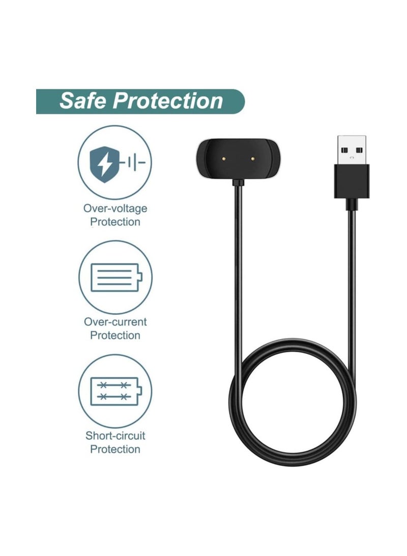 Charger Cable for Amazfit Bip 5, Bip 3, Bip U, T-Rex Pro, GTS 4 Mini, GTS 2, GTS 2 Mini, GTS 2e, GTR 2, GTR 2e, Active, USB Charging Cable Dock Cord 3.3ft Smartwatch Accessories - Image 5