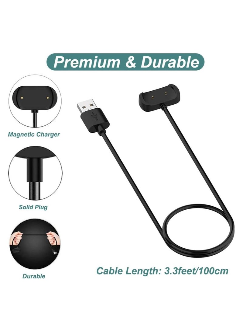 Charger Cable for Amazfit Bip 5, Bip 3, Bip U, T-Rex Pro, GTS 4 Mini, GTS 2, GTS 2 Mini, GTS 2e, GTR 2, GTR 2e, Active, USB Charging Cable Dock Cord 3.3ft Smartwatch Accessories - Image 4