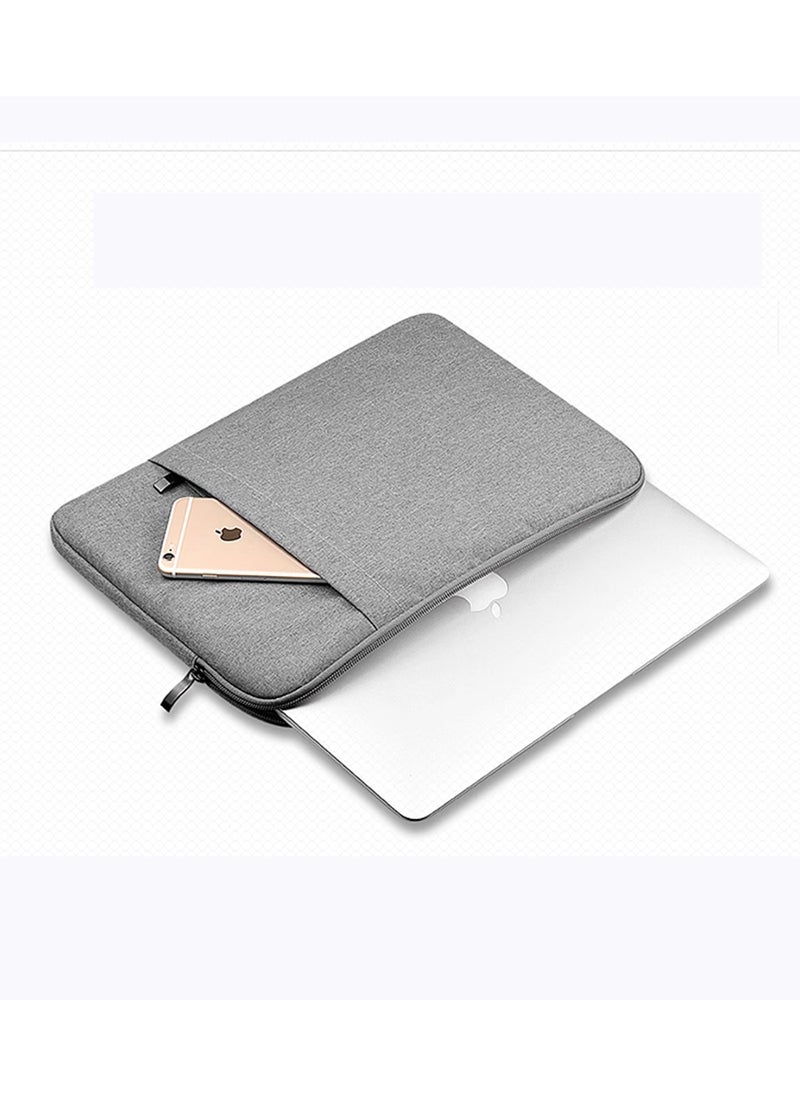 Generic 15.6 inch laptop sleeve, shock-proof business handbag - Gray  - Image 1