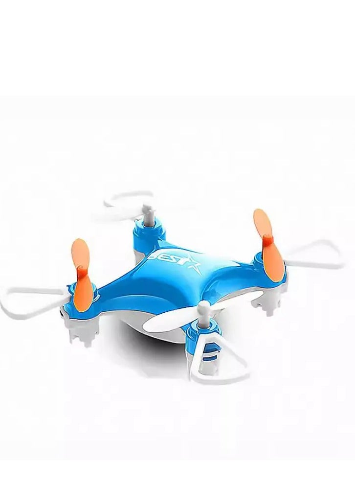 Mini Drone quadcopter remote control airplane high fall resistance toy (blue)  - Image 2