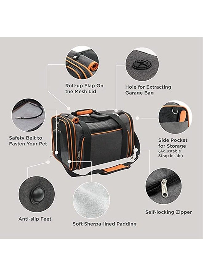 general Expandable cat backpacks, airline-approved travel bags, travel bags with removable wool pads under seats, pet carriers for large cats, dogs, and small animals - Image 3