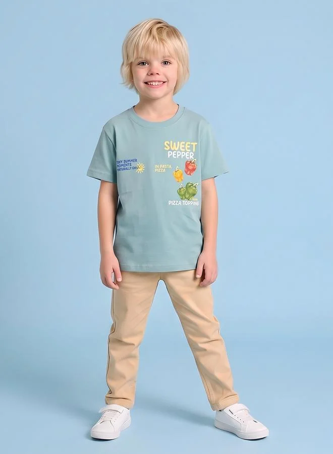 Take Two Boys Regular Fit Graphic T-Shirt By Juniorloom