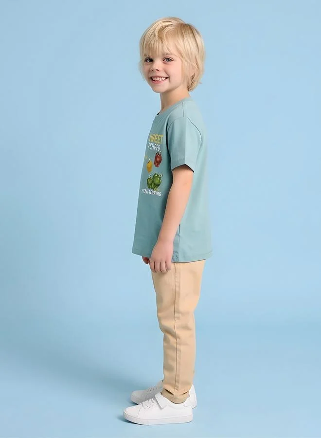 Take Two Boys Regular Fit Graphic T-Shirt By Juniorloom
