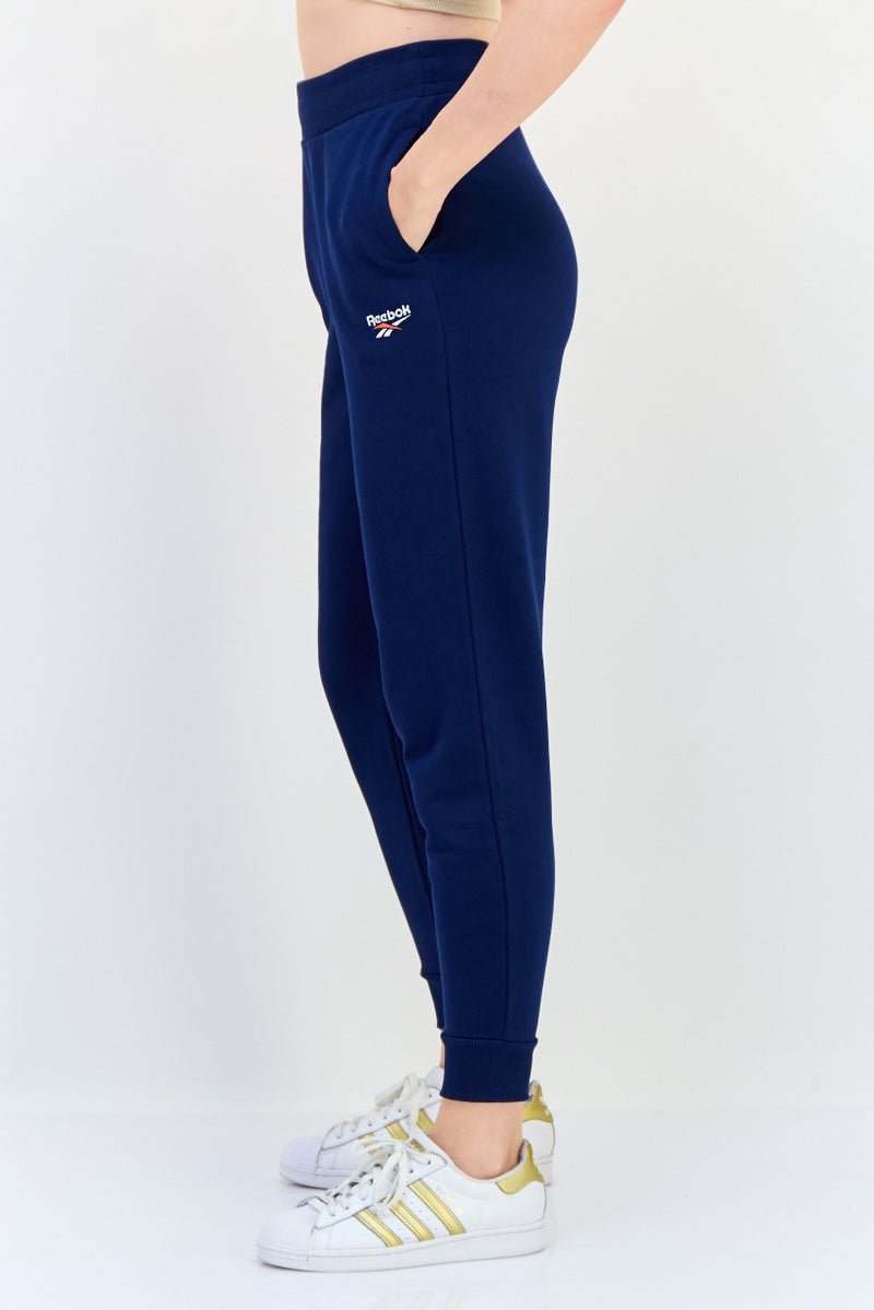 Reebok Women Sportswear Fit Embroidered Logo Training Sweatpants, Navy  - Image 2
