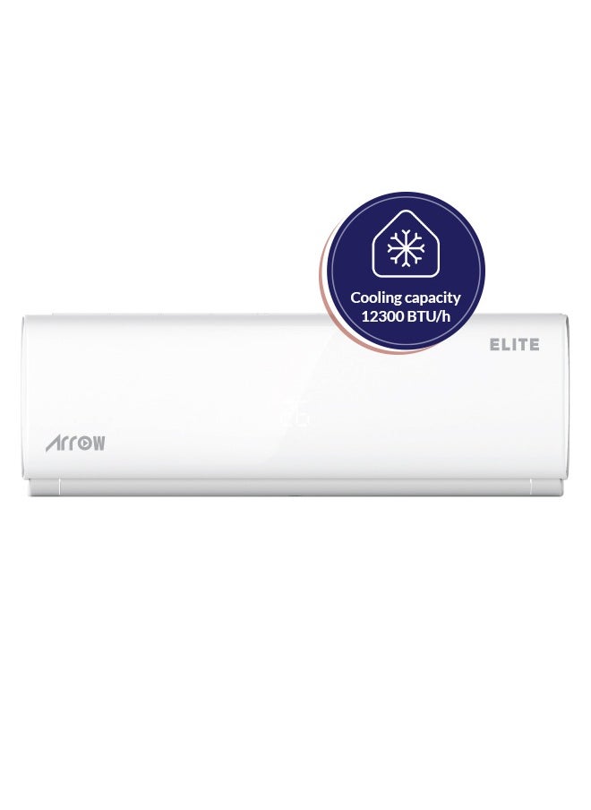 Arrow - 12300 BTU SPLIT AC, Hot and cold | White color |Double layer air skylight | Automatic cleaner | Hidden LED display | Sleep mode | Drip prevention | Model Name: RO-12CBC-H - Image 1