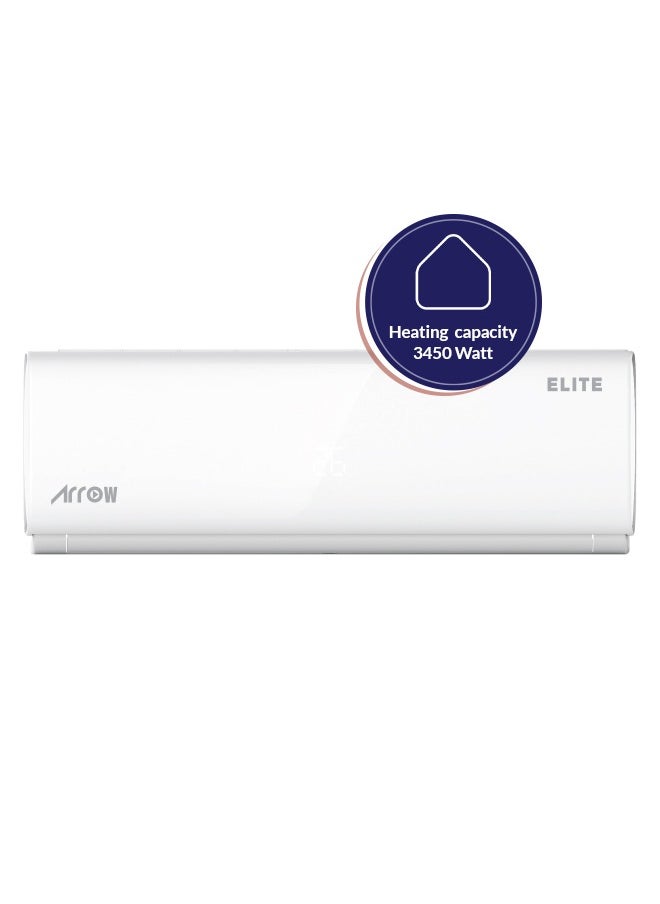 Arrow - 12300 BTU SPLIT AC, Hot and cold | White color |Double layer air skylight | Automatic cleaner | Hidden LED display | Sleep mode | Drip prevention | Model Name: RO-12CBC-H - Image 1