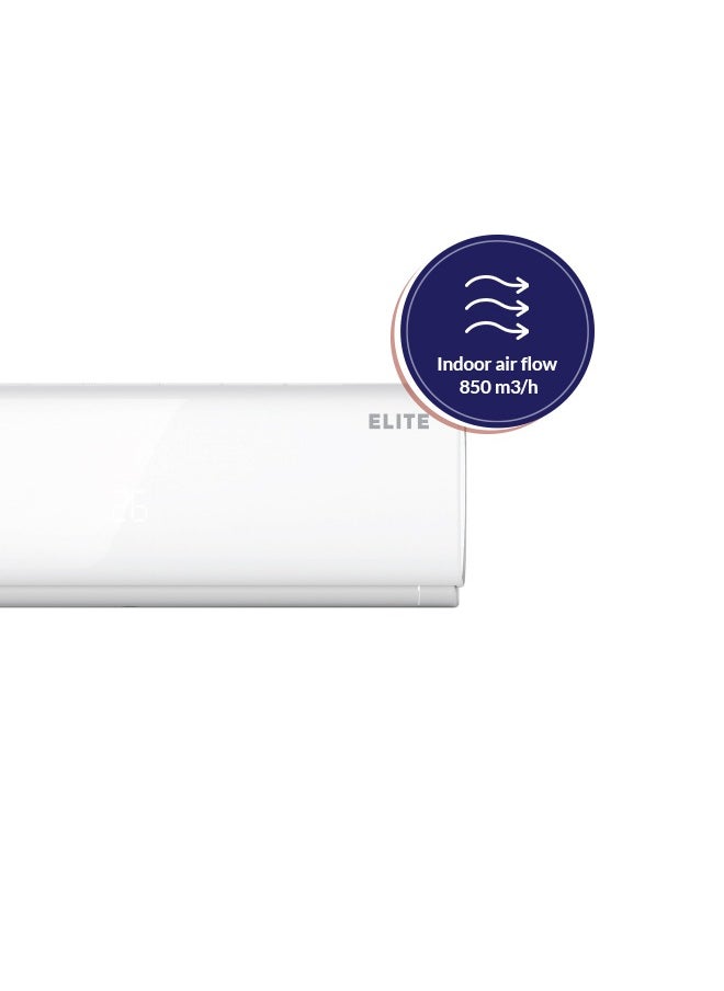 Arrow - 12300 BTU SPLIT AC, Hot and cold | White color |Double layer air skylight | Automatic cleaner | Hidden LED display | Sleep mode | Drip prevention | Model Name: RO-12CBC-H - Image 1