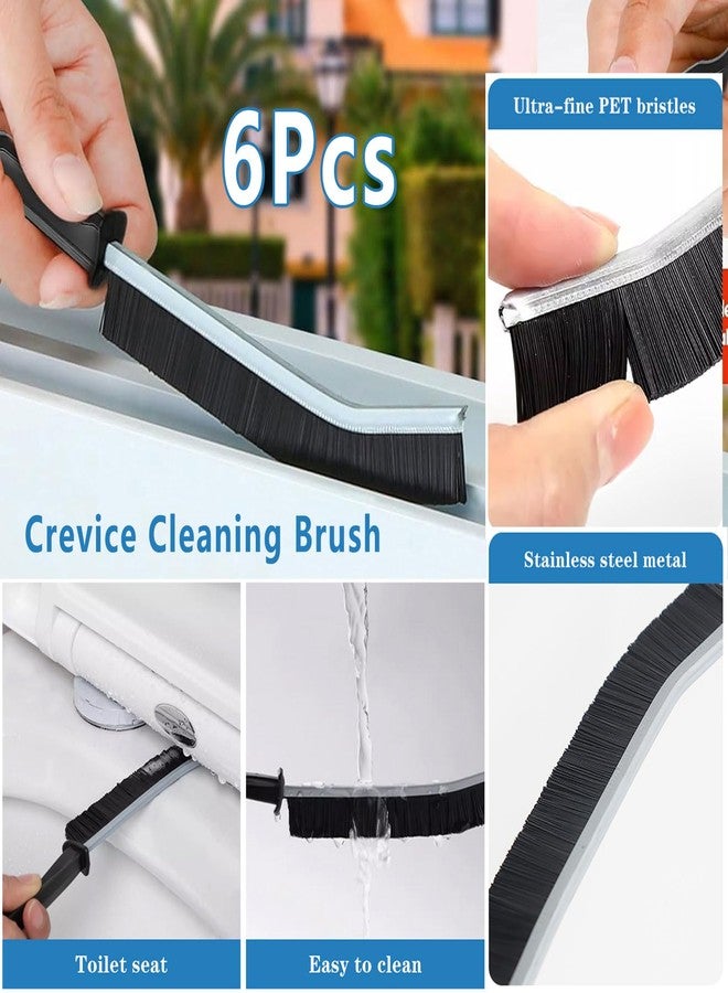 AUDELN Crevice Cleaning Brush,New Multifunctional Cleaning Brush Tool, Bathroom Gap Brush, Home, Kitchen, Bathroom, Window, Vehicle, Faucets, Toilet,6Pcs - Image 3