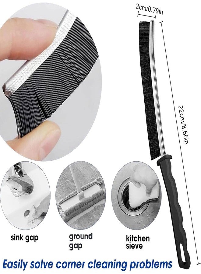 AUDELN Crevice Cleaning Brush,New Multifunctional Cleaning Brush Tool, Bathroom Gap Brush, Home, Kitchen, Bathroom, Window, Vehicle, Faucets, Toilet,6Pcs - Image 5