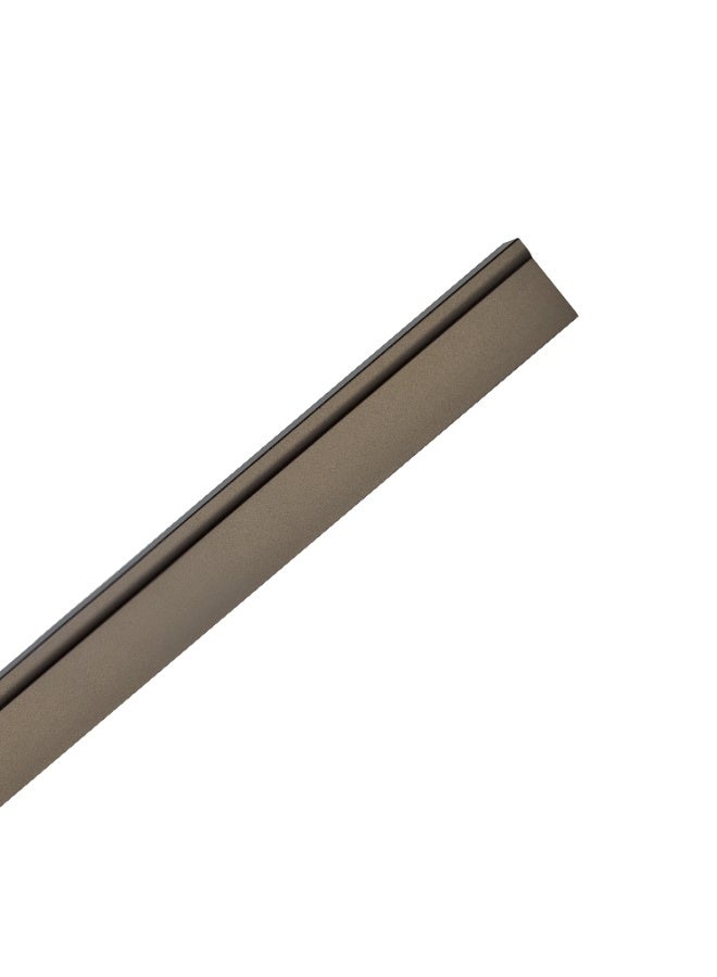 CINCINNO Sidera Premium Aluminium T Shaped Finger Edge Pull Handle , 2-Year Colour Warranty– Stylish & Durable for Drawers, Kitchen Cabinets & Furniture (Gun Metal Grey, 180x12x20mm)  - Image 2