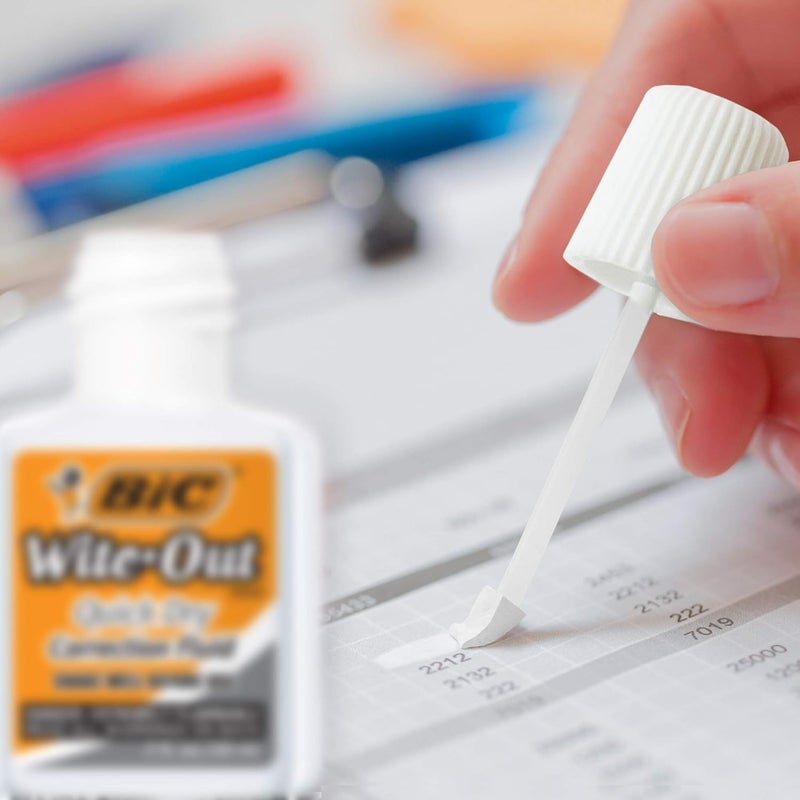 Bic WOFQDP1WHI Correction Fluid Quick Dry 22ml White - Image 2