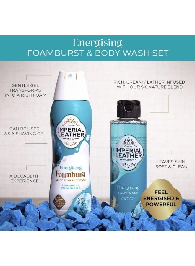 cussons Imperial Leather Energising Body Wash Bergamot & Sea Salt 250ml - Image 3