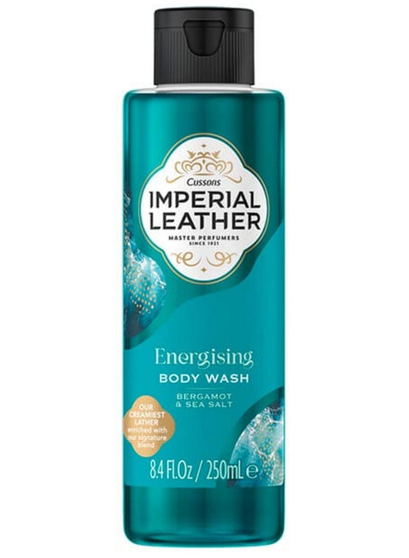 cussons Imperial Leather Energising Body Wash Bergamot & Sea Salt 250ml - Image 1