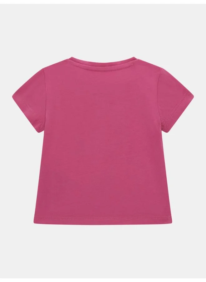 جس Kids Printed Crew Neck T-Shirt