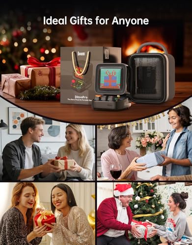 Divoom Ditoo Retro Pixel Art Game Bluetooth Speaker with 16X16 LED App Controlled Front Screen Black - Image 3