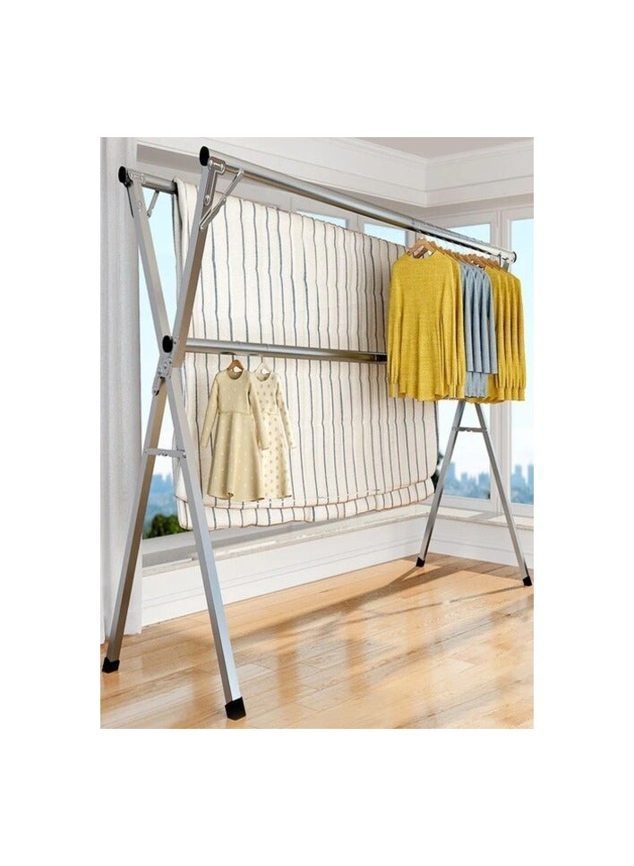 PROMASS Drying Rack adjustable Stand for Garments rack Adjustable and Foldable Laundry Drying Rack  - Image 1