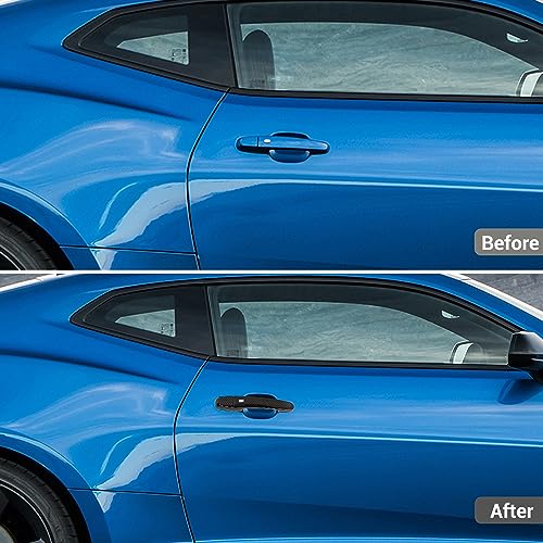 Hoolcar Exterior Door Handle Cover Outdoor Handle Trim Decor for 20162023 Chevrolet Camaro Carbon Fiber 2PCs - Image 3