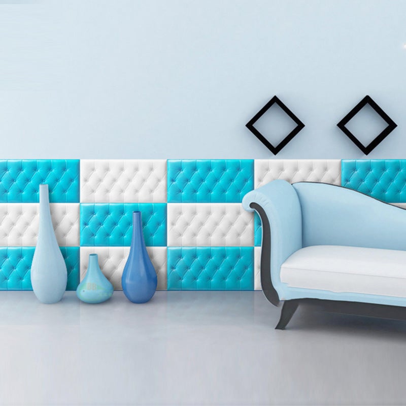 Wallpaper Headboard Soft Decoration For Bedroom Children'S Room Tatami Wall Foam Sponge Anti-Collision Wall Sticker Sound-Absorbing Cartoon - Image 4