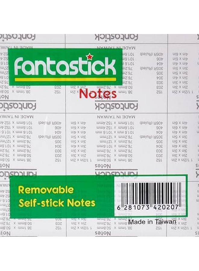 Fantastick Post It Pad Sticky Notes 7.62 Cm X 7.62 Cm Size Yellow Fk N303 - Image 3