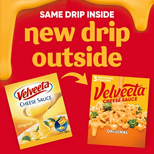 Velveeta Original Cheese Sauce Pouches, 3 ct Box with 4 oz Pouches - Image 4