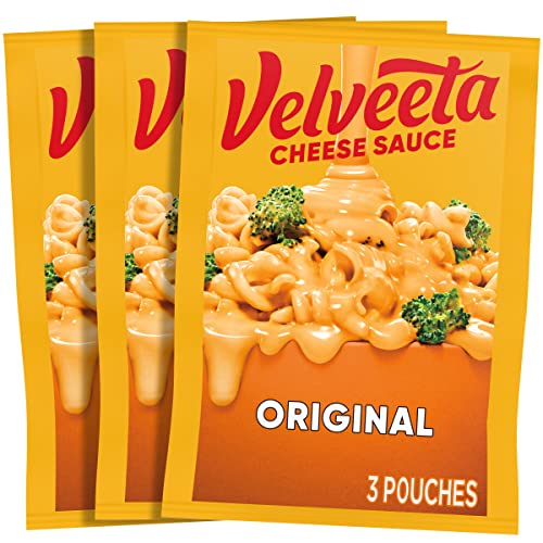 Velveeta Original Cheese Sauce Pouches, 3 ct Box with 4 oz Pouches - Image 1
