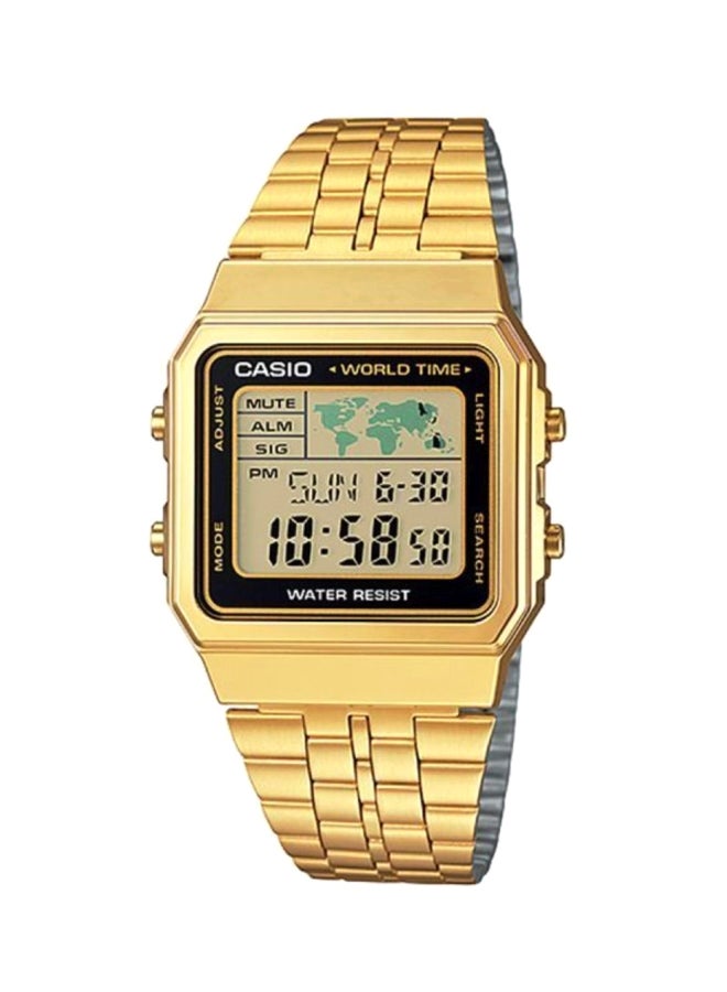CASIO Men Digital Watch A500WGA-1DF - 34 mm - Gold - Image 1
