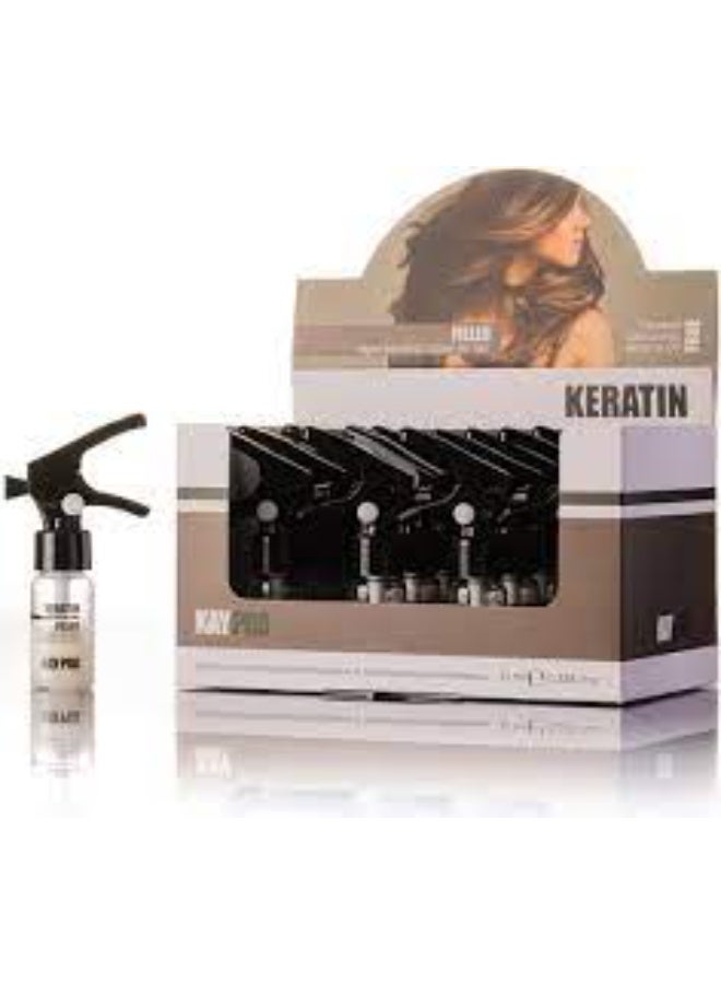 KayPro Velvety Repair Liquid with Keratin and Collagen for Treated and Damaged Hair 10ml x12 - Image 3