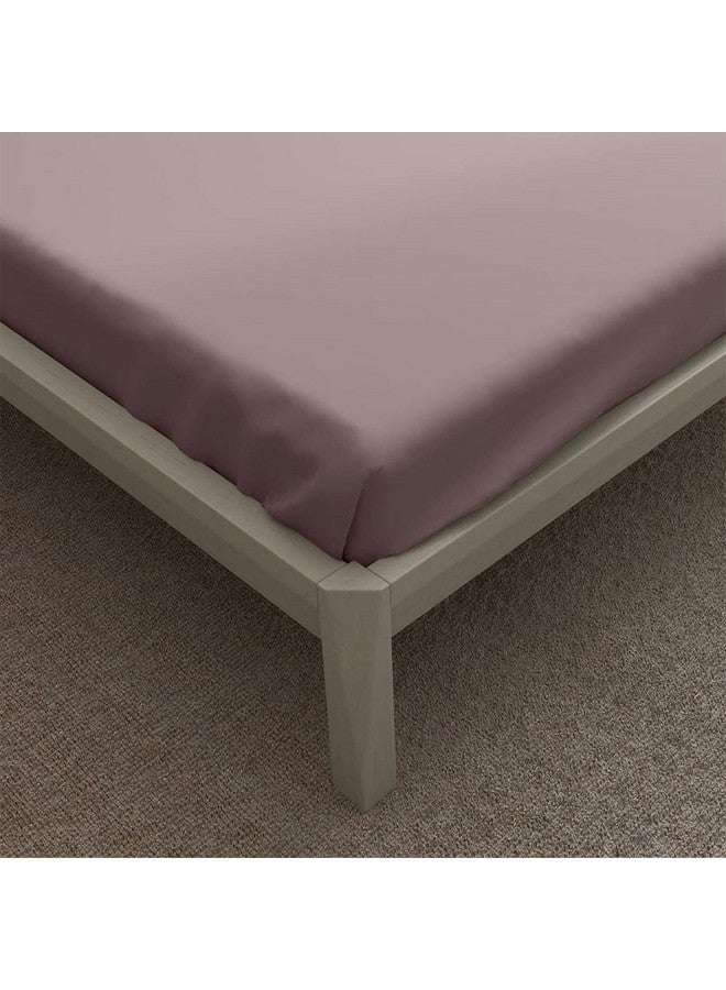 Wakefit شيت سرير قطن واكفيت | شيت سرير 160 TC لحجم سرير مزدوج مع 2 غطاء وسادة | ورد خشبي - 100x90 بوصة - Image 4