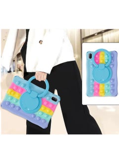 General Case Compatible with Huawei MatePad SE 11 inch 2024 Kids Soft Silicon 360 Rotating Ring Stand Cover with Should Strap  - Image 2