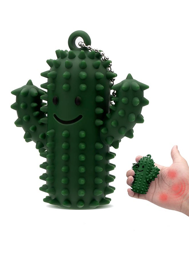 Little Ouchies Pain Fidget, Silicone Cactus Pain Stim Tool Fidget Toy for Adults, Pain Stimming Fidget, Spiky Grippie Stim Keychain for Hard Spiky Sensory Toys Anxiety Relief Fun Gifts, Green - Image 1