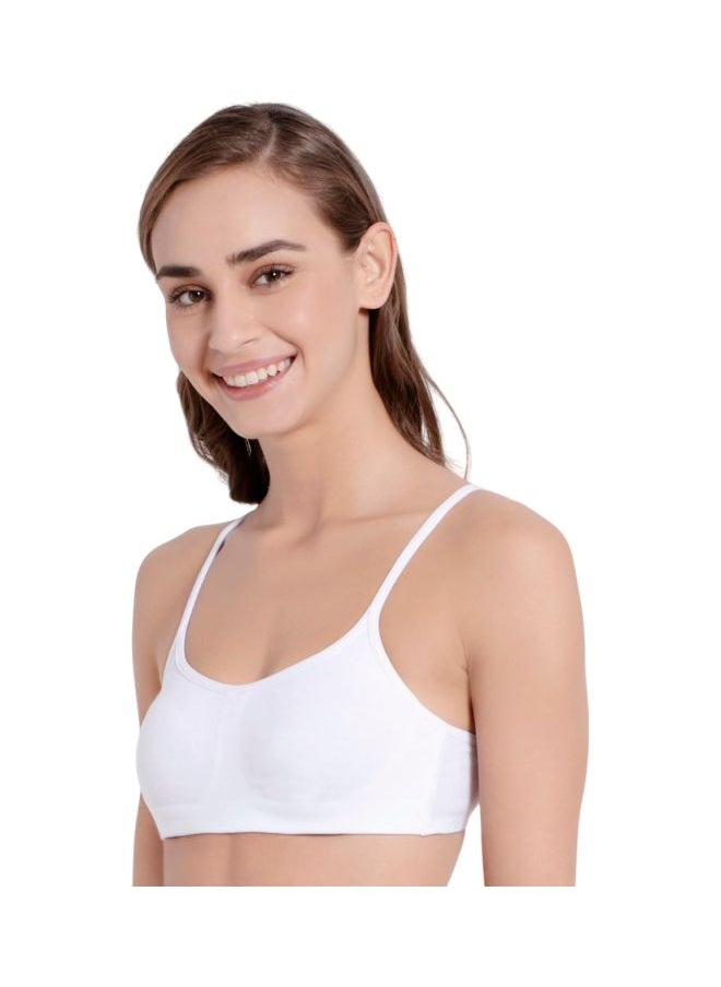 JOCKEY - Jockey SS12 Women Wire free Non Padded Super Combed Cotton Elastane Stretch Full Coverage Beginners Bra with Adjustable Straps - Image 1