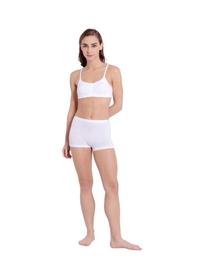 JOCKEY - Jockey SS12 Women Wire free Non Padded Super Combed Cotton Elastane Stretch Full Coverage Beginners Bra with Adjustable Straps - Image 1