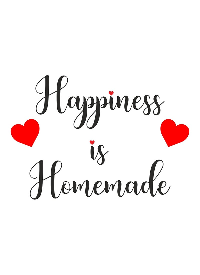 Atmiyamart - Atmiyamart Happiness is Homemade Vinyl Sticker from Wall Kitchen (Room) 12x18 inch 1 Copy(hj) - Image 1
