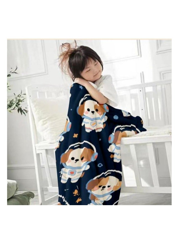 general Flannel thin blanket (warm and comfortable, suitable for sleep, gaming, dust removal and sandproof) 150cm*200cm - 634 - Image 4