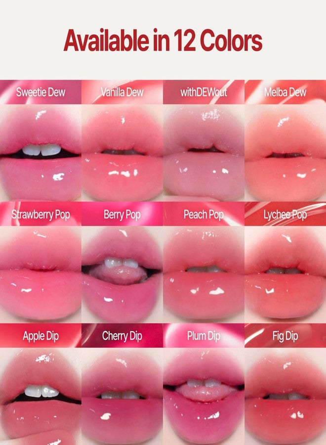 fwee 3D Voluming Tint | 10 CHERRY DIP | Long-lasting, Glowy Lip Tint for Makeup | High-Shine, Lightweight, Dewy Formula | 3.8g - Image 3