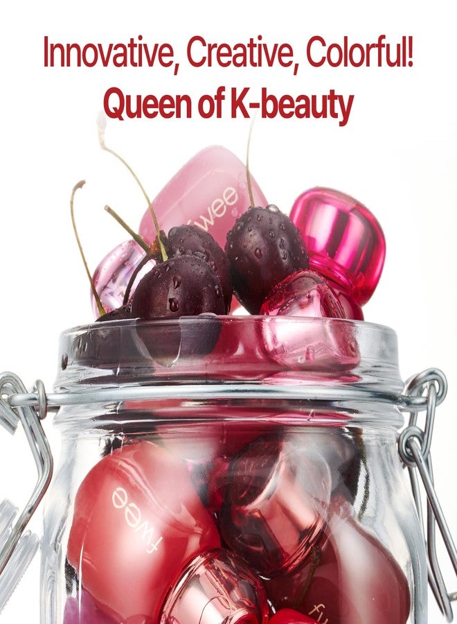 fwee 3D Voluming Tint | 10 CHERRY DIP | Long-lasting, Glowy Lip Tint for Makeup | High-Shine, Lightweight, Dewy Formula | 3.8g - Image 4